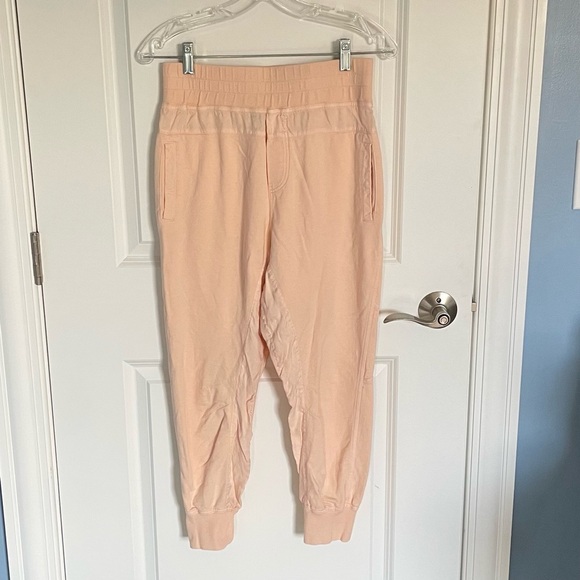 Young Fabulous & Broke Odin Peach Color High Rise Jogger Pants 35220 - Picture 2 of 14